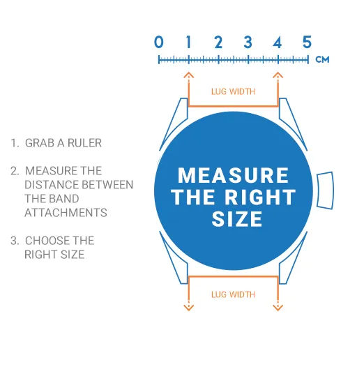 How to measure your watch strap size